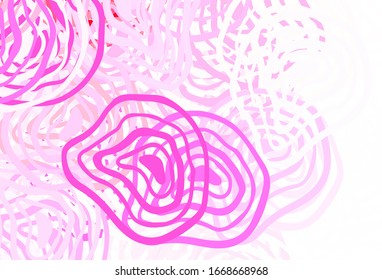 hellviolett, rosafarbene Vektorillustration mit abstrakten Formen. Einfache farbige Illustration mit abstrakten Farbverlauf-Formen. Elegantes Design für Bildschirmhintergründe.
