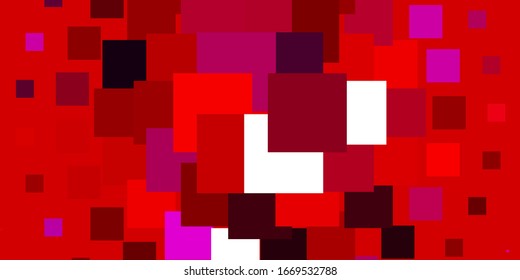 Light Purple, Pink vector background in polygonal style. Abstract gradient illustration with rectangles. Pattern for commercials, ads.