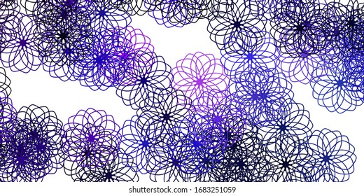 Light Purple, Pink vector background with bubbles. Abstract illustration with colorful spots in nature style. Pattern for booklets, leaflets.