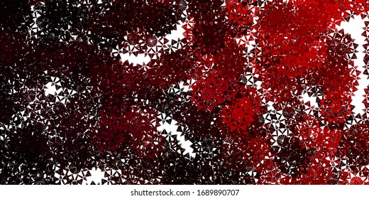 Light Purple, Pink vector background with christmas snowflakes. Abstract gradient colorful snowflakes and snow elements. New year websites pattern.