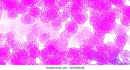 Fondo vectorial rosa claro morado con formas aleatorias. Diseño simple en estilo abstracto con formas degradadas. Diseño inteligente para su negocio.