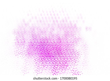 Hellviolett, rosafarbene Vektorillustration mit Flecken. Schöne farbige Illustration mit unscharfen Kreisen im Naturstil. Design für Poster, Banner der Websites.