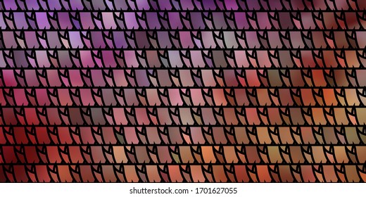 Fondo vectorial rosa claro morado con estilo poligonal. Triángulos sobre fondo abstracto con degradado colorido. Patrón para sitios web.