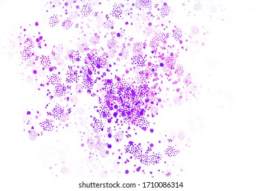 hellviolett, rosafarbene Vektorillustration mit abstrakten Formen. Illustration mit bunten Farbverlauf-Formen im abstrakten Stil. Hintergrund für ein Handy.