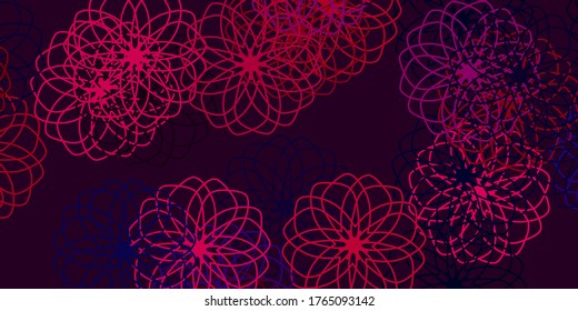 Light Purple, Pink vector background with spots. Colorful illustration with gradient dots in nature style. Pattern for booklets, leaflets.