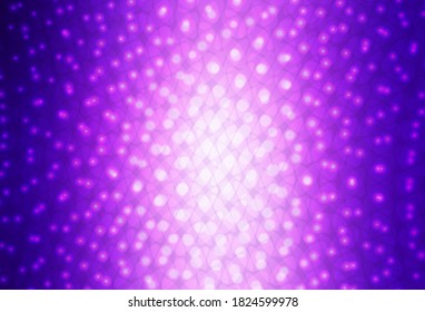 Light Purple, Pink vector background with bubbles. Blurred decorative design in abstract style with bubbles. Pattern for ads, leaflets.