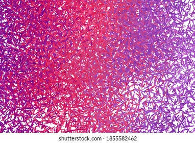 Light Purple, Pink vector background with straight lines. Modern geometrical abstract illustration with Lines. Best design for your ad, poster, banner.