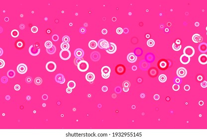 Light Purple, Pink vector background with spots. Modern abstract illustration with colorful water drops. Pattern for beautiful websites.