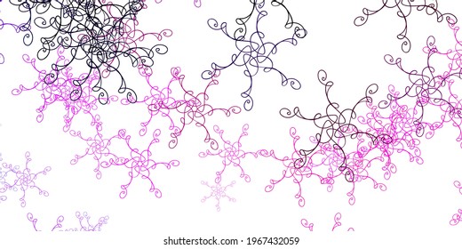 Light Purple, Pink vector background with bows. Abstract illustration with gradient bows. Pattern for websites, landing pages.