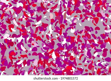 Light Purple, Pink vector background with abstract forms. Illustration with colorful gradient shapes in abstract style. Background for a cell phone.