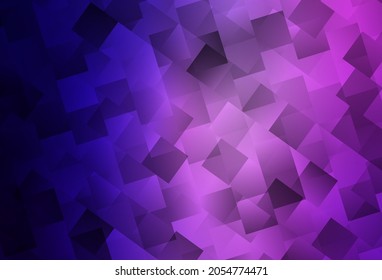 Púrpura claro, fondo vector rosado con rectángulos. Diseño decorativo de estilo abstracto con rectángulos. La plantilla se puede utilizar como fondo.