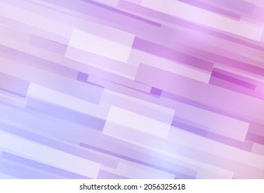 Light Purple, Pink vector background in polygonal style. Glitter abstract illustration with rectangular shapes. Pattern can be used for websites.