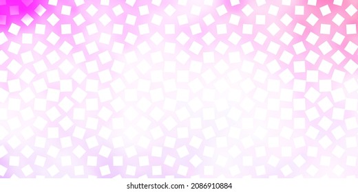Hellviolett, rosafarbener Vektorhintergrund im polygonalen Stil. Neue abstrakte Illustration mit rechteckigen Formen. Vorlage für Mobiltelefone.