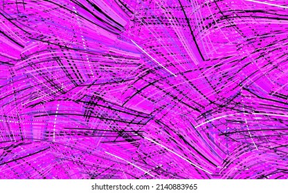 Light Purple, Pink vector background with bent lines. A sample with colorful lines, shapes. Abstract design for your web site.