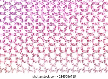 Light purple, pink vector background with bubbles. Blurred decorative design in abstract style with bubbles. Pattern for beautiful websites.