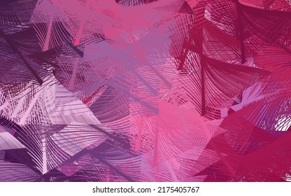 Light Purple, Pink vector background with straight lines. Glitter abstract illustration with colorful sticks. Pattern for ads, posters, banners.