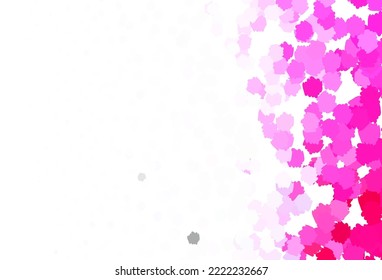 Púrpura claro, fondo vectorial rosado con formas abstractas. Ilustración con formas gradientes coloridas en estilo abstracto. Diseño moderno para su tarjeta de visita.