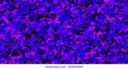 Light Purple, Pink vector background with polygonal style. Triangles on abstract background with colorful gradient. Modern template for landing page.