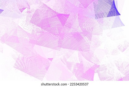 Light Purple, Pink vector background with straight lines. Shining colored illustration with sharp stripes. Best design for your ad, poster, banner.