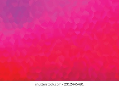 Light Purple, Pink vector background with hexagons. Glitter abstract illustration in hexagonal style. Pattern can be used for landing pages.