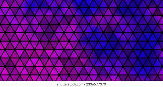 Light Purple, Pink vector background with polygonal style. Beautiful illustration with triangles in nature style. Pattern for commercials.