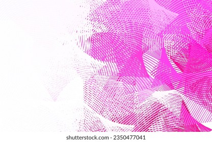Light Purple, Pink vector background with straight lines. Blurred decorative design in simple style with lines. Pattern for ad, booklets, leaflets.