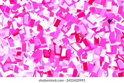 Light Purple, Pink vector background with hexagons. Blur background with colorful hexagons. Pattern for landing pages.