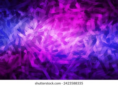 Púrpura claro, fondo vector rosado con líneas rectas. Decoración borrosa de estilo sencillo con líneas. Diseño inteligente para su anuncio comercial.
