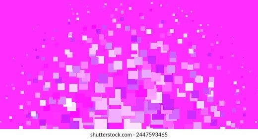 Púrpura claro, fondo de Vector rosa en estilo poligonal. Nueva ilustración abstracta con Formas rectangulares. Diseño para su promoción de negocio.