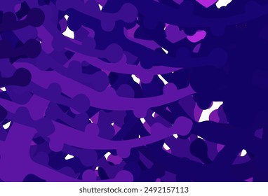 Light Purple, Pink vector background with abstract shapes. Illustration with colorful gradient shapes in abstract style. Simple design for your web site.