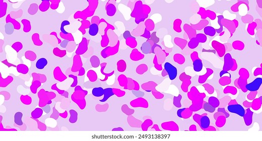 Light purple, pink vector background with random forms. Modern abstract illustration with gradient random forms. Background for cell phones.