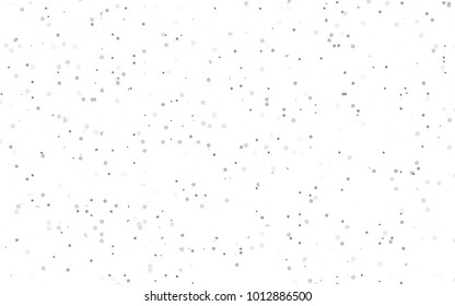 Light Purple, Pink vector banner with circles, spheres. Abstract spots. Background of Art bubbles in halftone style with colored gradient.