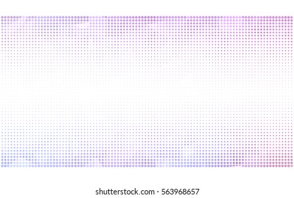 Light Purple, Pink vector banners set of circles, spheres. Abstract spots. Art Background of bubbles in halftone style with colored gradient.