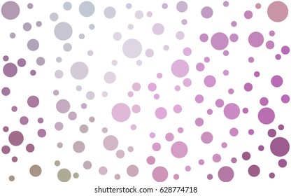 Light Purple, Pink vector banners set of circles, spheres. Abstract spots. Art Background of bubbles in halftone style with colored gradient.