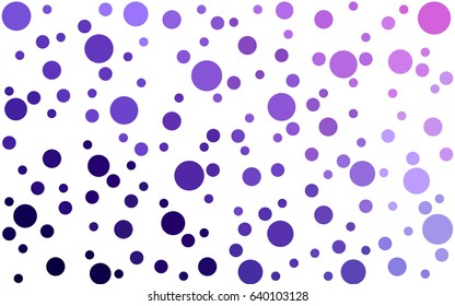 Light Purple, Pink vector banners set of circles, spheres. Abstract spots. Art Background of bubbles in halftone style with colored gradient.