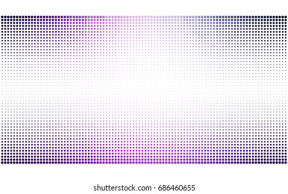 Light Purple, Pink vector banners set of circles, spheres. Abstract spots. Art Background of bubbles in halftone style with colored gradient.