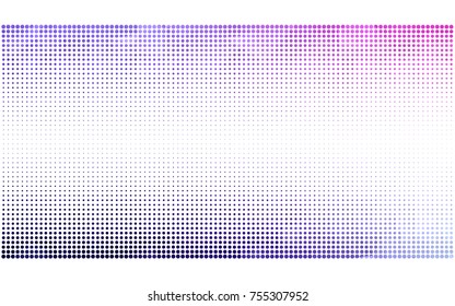 Light Purple, Pink vector banners set of circles, spheres. Abstract spots. Art Background of bubbles in halftone style with colored gradient.