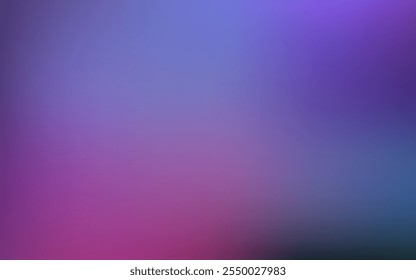 Desenho roxo claro, com vetor rosa borrado. Ilustração colorida abstrata com gradiente de desfoque. Design de aplicativo multiuso.