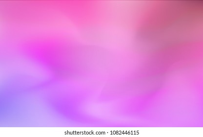 Light Purple, Pink vector blurred bright texture. A vague abstract illustration with gradient. A completely new template for your business design.