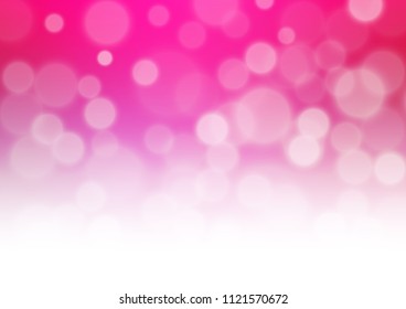 Light Purple, Pink vector blurred and colored background. A completely new color illustration in a bokeh style. The elegant pattern for brand book.