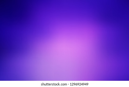 Light Purple, Pink vector blurred bright template. Creative illustration in halftone style with gradient. Completely new design for your business.