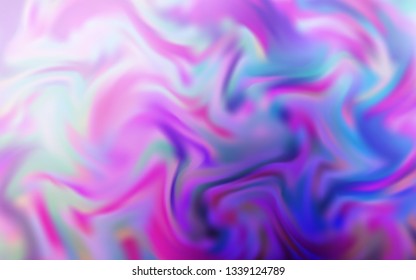 Light Purple, Pink vector blurred shine abstract template. Creative illustration in halftone style with gradient. Background for designs.