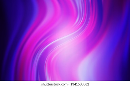 Light Purple, Pink vector blurred shine abstract template. Colorful illustration in abstract style with gradient. New way of your design.