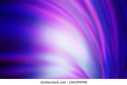Light Purple, Pink vector blurred shine abstract template. Glitter abstract illustration with gradient design. Background for designs.
