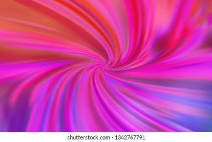 Light Purple, Pink vector blurred shine abstract template. Modern abstract illustration with gradient. New design for your business.