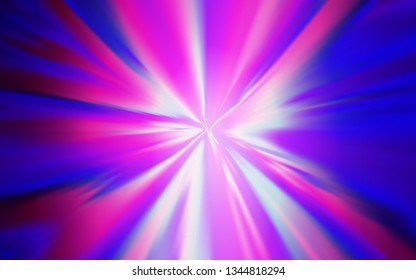 Light Purple, Pink vector blurred shine abstract template. Modern abstract illustration with gradient. Completely new design for your business.