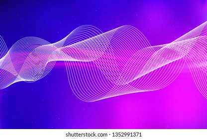 Light Purple, Pink vector blurred background. New colored illustration in blur style with gradient. New style for your business design.