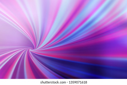 Light Purple, Pink vector blurred shine abstract template. New colored illustration in blur style with gradient. New way of your design.