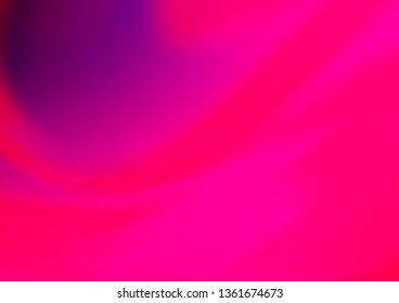 Light Purple, Pink vector blurred bright template. An elegant bright illustration with gradient. The blurred design can be used for your web site.