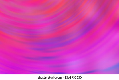 Light Purple, Pink vector blurred template. Shining colored illustration in smart style. Smart design for your work.